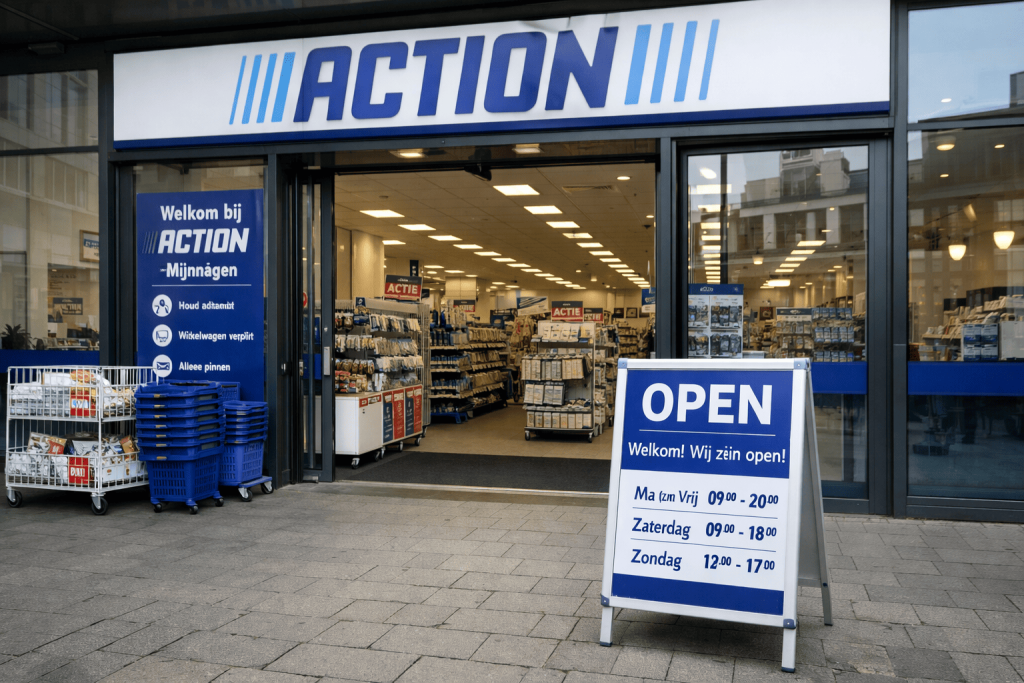 Wanneer is Action in Nijmegen open